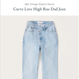 Curve Love High Rise Dad Jeans